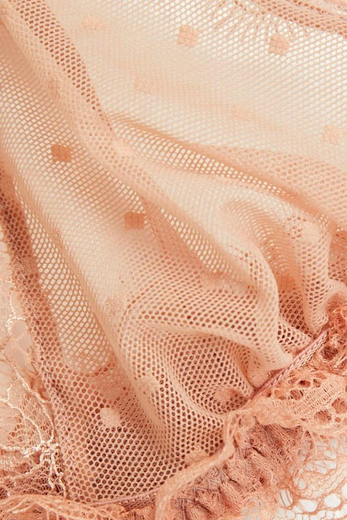 商品LOVE STORIES|Lace-trimmed point d'esprit triangle bra,价格¥104,第4张图片详细描述