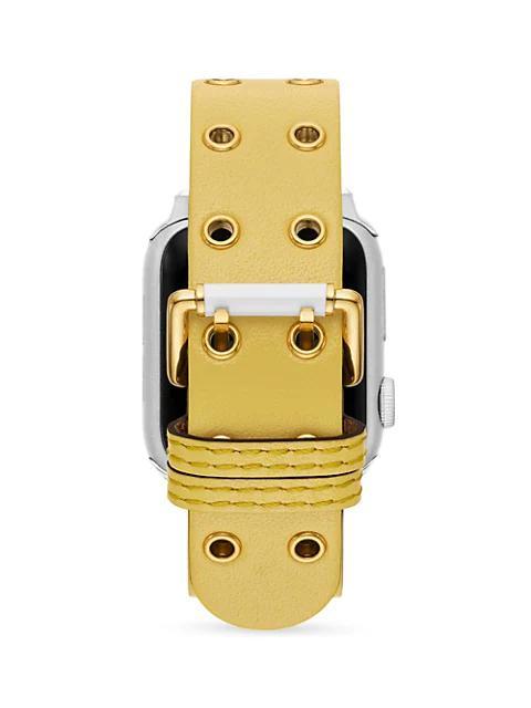 商品Tory Burch|Riveted Leather Apple Watch® Strap,价格¥1002,第6张图片详细描述