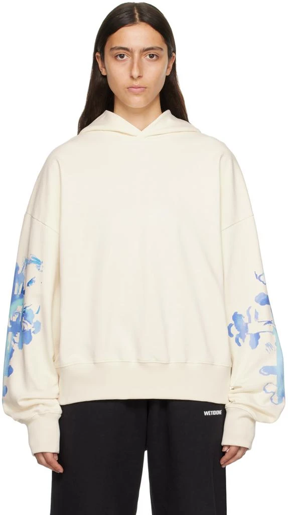 商品We11done|White Gothic Hoodie,价格¥1402,第1张图片