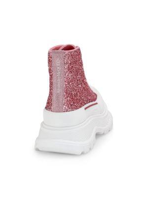​Glitter Treadslick High-Top Sneakers商品第3张图片规格展示