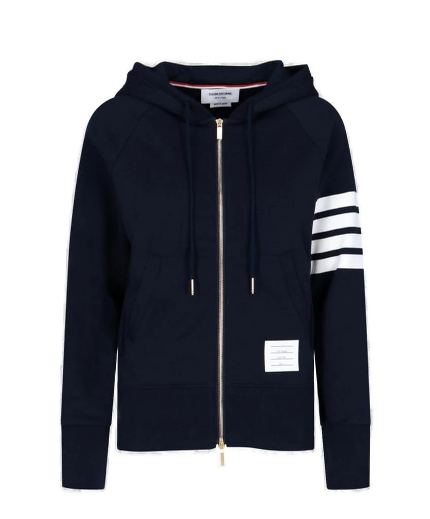 商品Thom Browne|Thom Browne Classic Loopback 4-Bar Zip Hoodie,价格¥4482,第1张图片