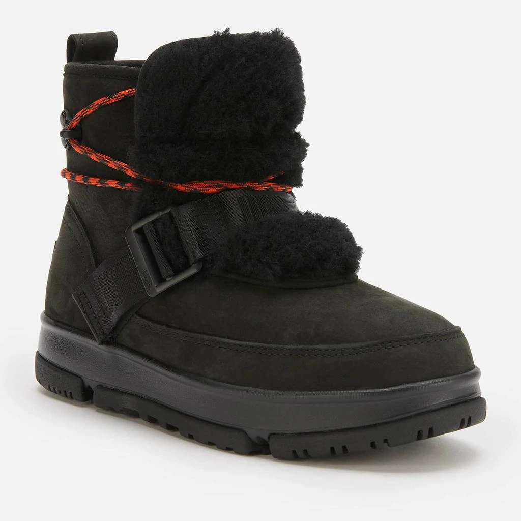 商品UGG|UGG Women's Classic Weather Waterproof Leather Hiking Style Boots - Black,价格¥1118,第2张图片详细描述