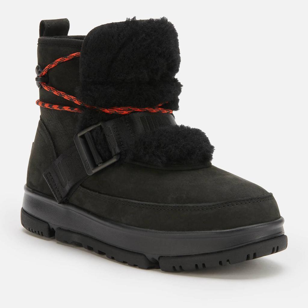 商品UGG|UGG Women's Classic Weather Waterproof Leather Hiking Style Boots - Black,价格¥955,第4张图片详细描述