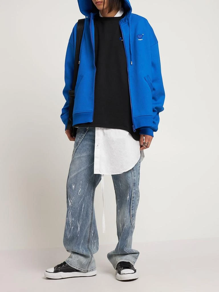 商品ADER error|Logo Embroidered Cotton Blend Hoodie,价格¥1446,第1张图片详细描述