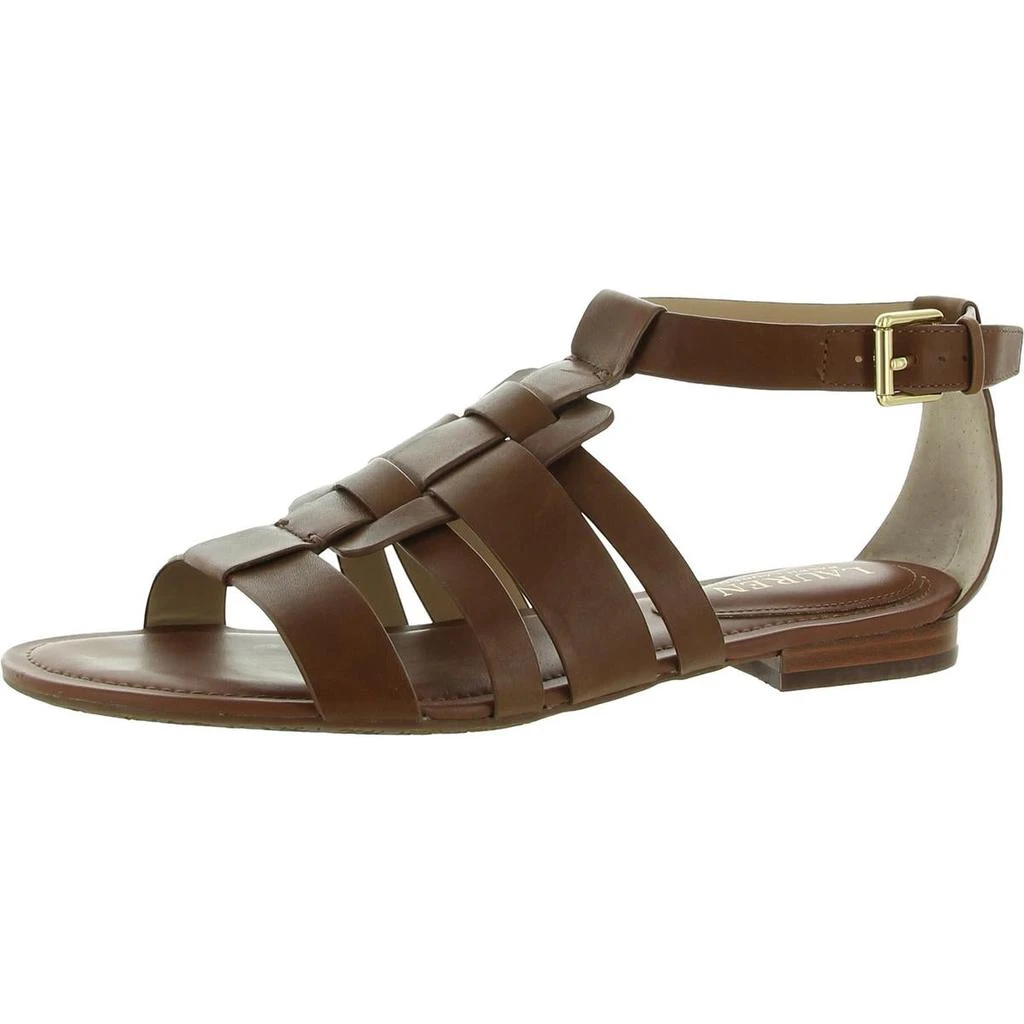商品Ralph Lauren|Lauren Ralph Lauren Womens Elianna Leather Caged Gladiator Sandals,价格¥215,第1张图片