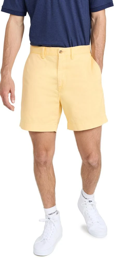 商品Ralph Lauren|Polo Ralph Lauren Cotton Stretch Twill Flat 6 Shorts,价格¥409,第1张图片