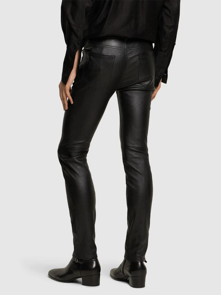 商品Yves Saint Laurent|15.5cm Skinny Leather Pants,价格¥25188,第2张图片详细描述