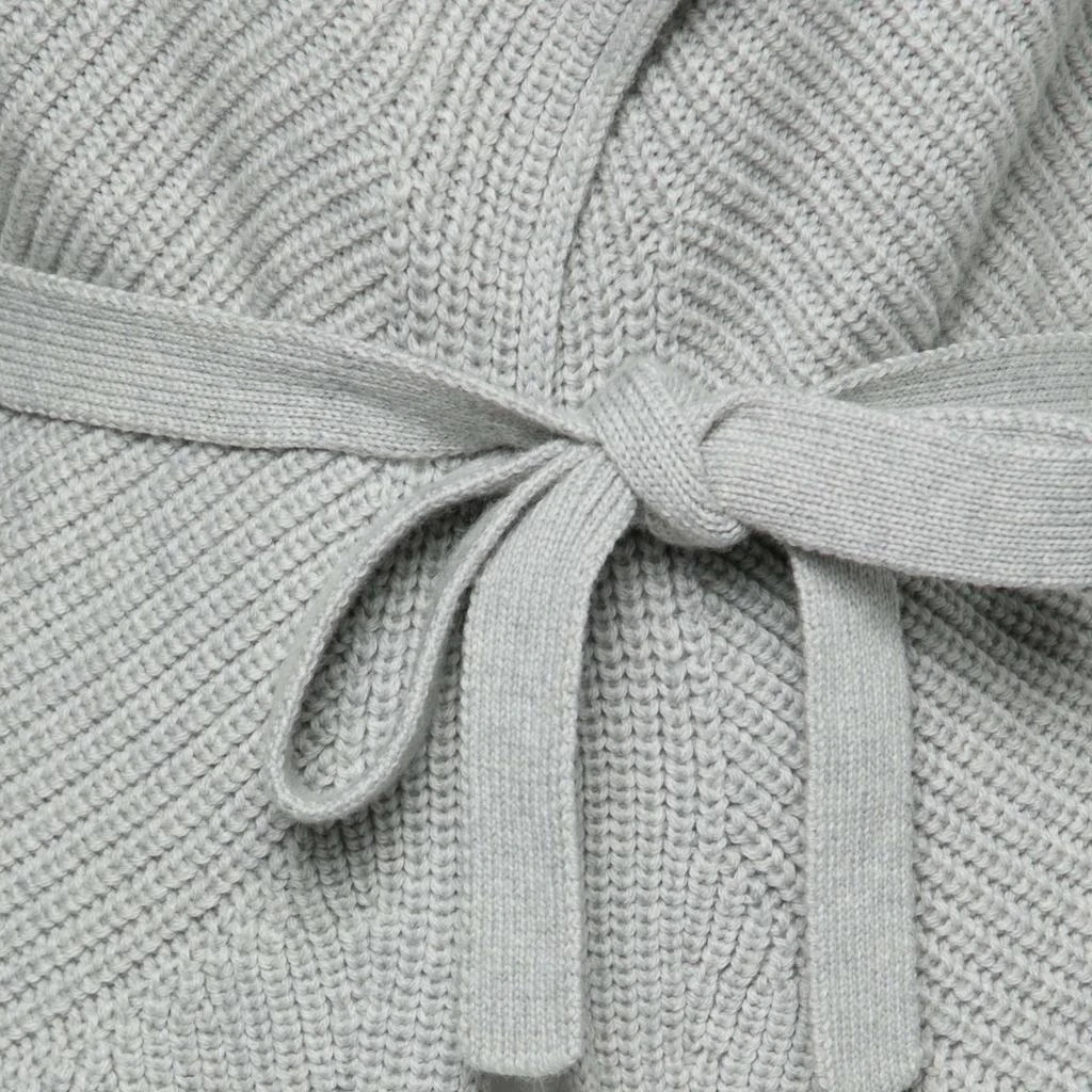 商品[二手商品] Weekend Max Mara|Weekend Max Mara Grey Wool Belted Sleeveless Cardigan M,价格¥1297,第4张图片详细描述