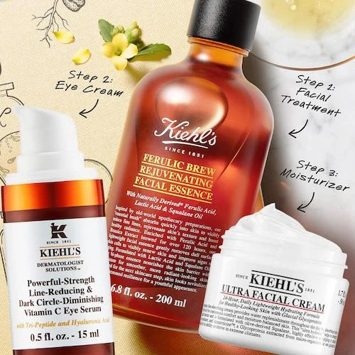 商品Kiehl's|Ferulic Brew Facial Treatment Essence with Lactic Acid,价格¥485,第3张图片详细描述