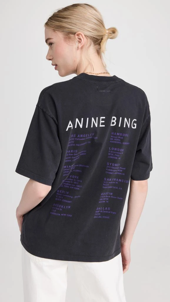 商品ANINE BING|ANINE BING Joel Stardust T 恤,价格¥757,第3张图片详细描述