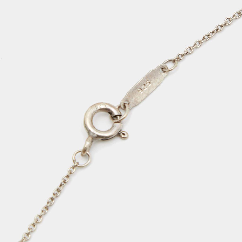 商品[二手商品] Tiffany & Co.|Tiffany & Co. Return to Tiffany Blue Enamel Sterling Silver Heart Tag Pendant Necklace,价格¥3173,第7张图片详细描述