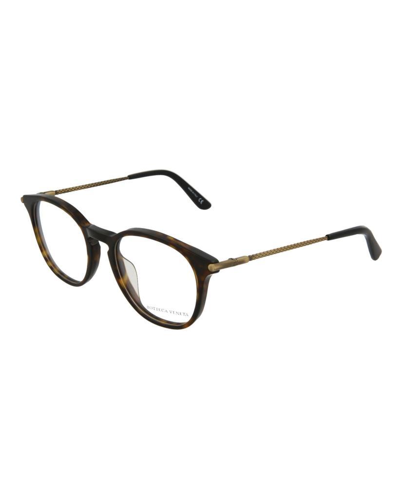 商品Bottega Veneta|Round Acetate Optical Glasses,价格¥657,第4张图片详细描述