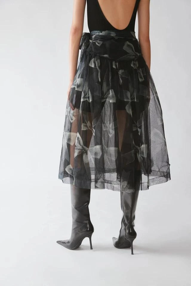 商品Urban Outfitters|UO Brielle Sheer Midi Skirt,价格¥332,第5张图片详细描述