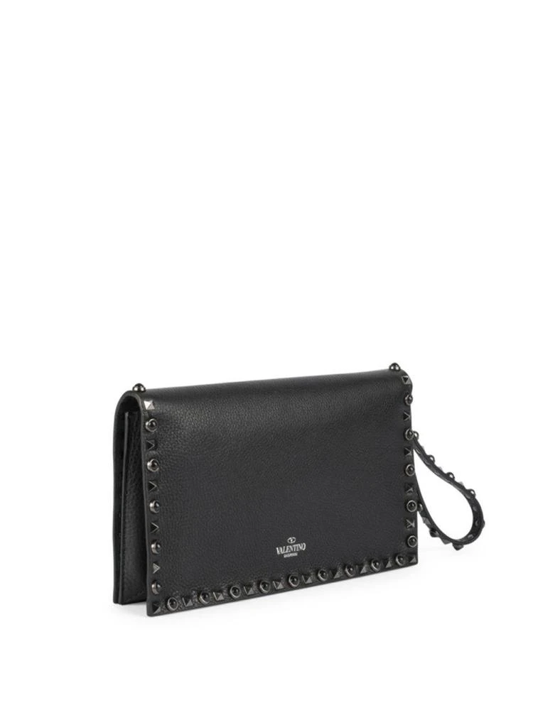 商品Valentino|Valentino - Valentino Garavani Rockstud Leather Clutch,价格¥16320,第3张图片详细描述