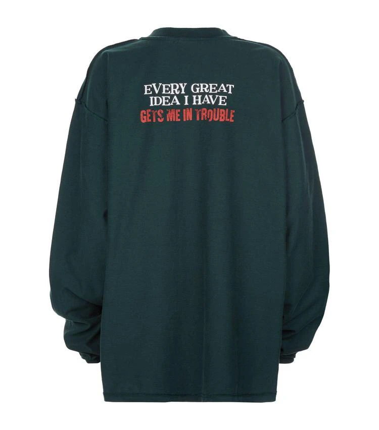 商品Vetements|Inside-Out Trouble T-Shirt,价格¥831,第2张图片详细描述