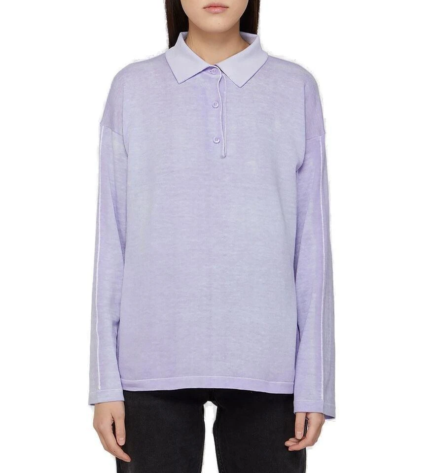 商品Acne Studios|Acne Studios Long-Sleeved Polo Shirt,价格¥1469,第1张图片