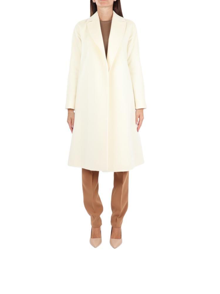 Max Mara Studio Women's  Beige Other Materials Coat商品第1张图片规格展示