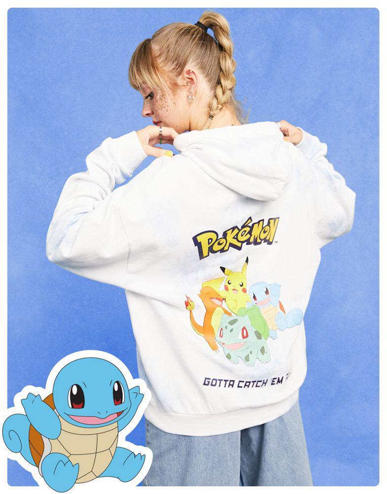 商品ASOS|ASOS DESIGN Pokemon oversized graphic hoodie in tie dye,价格¥354,第1张图片