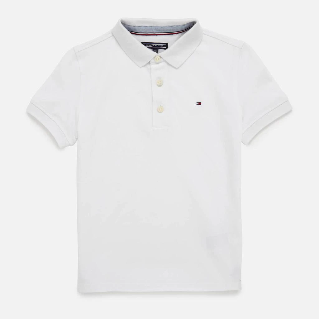 商品Tommy Hilfiger|Tommy Hilfiger Boys' Short Sleeve Polo Shirt - Bright White,价格¥255,第1张图片