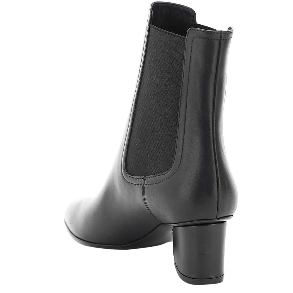 商品Salvatore Ferragamo|Salvatore Ferragamo Black Calf Leather Chelsea Boots Size US 6.5 EU 37,价格¥4123,第4张图片详细描述