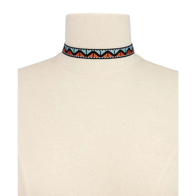 商品INC International|Gold-Tone Tribal-Inspired Ribbon Choker Necklace, Created for Macy's,价格¥44,第3张图片详细描述