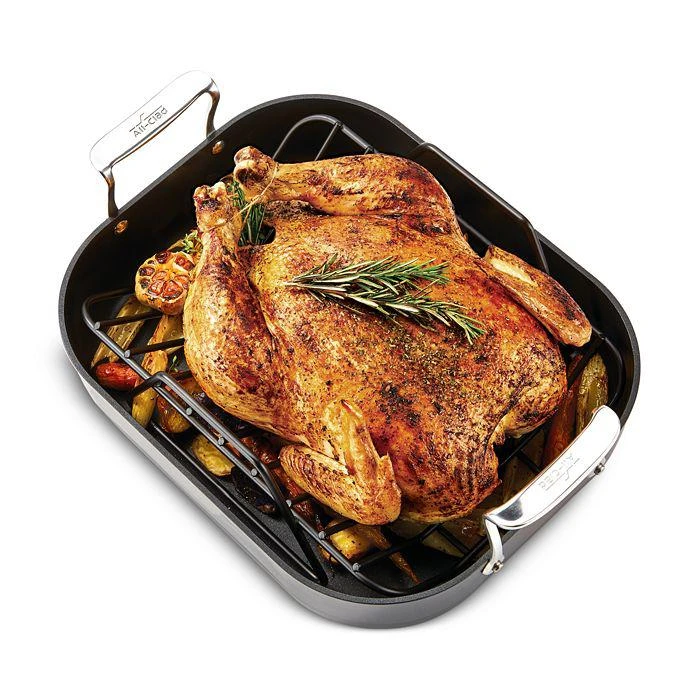 商品All-Clad|Essentials Non-Stick Small Roaster with Rack,价格¥672,第5张图片详细描述