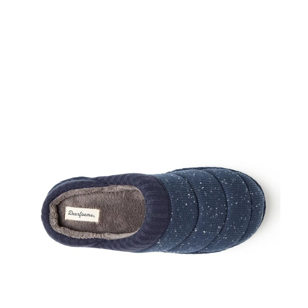 商品Dear Foams|Men's Aiden Flecked Waffle Knit Clog Slippers,价格¥126,第4张图片详细描述