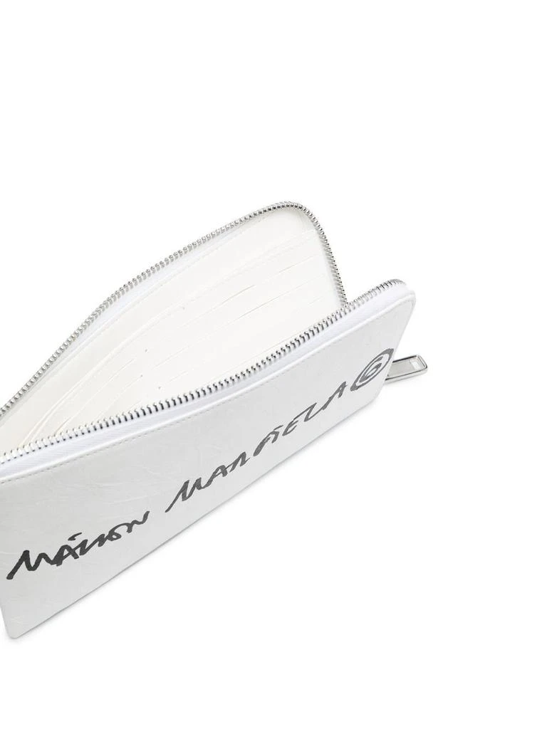 商品MAISON MARGIELA|Maison margiela women's white leather wallet,价格¥2584,第3张图片详细描述