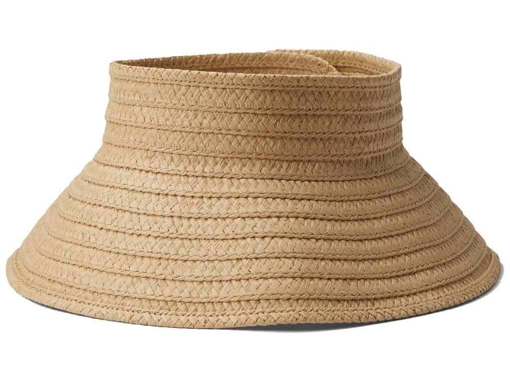 商品Madewell|Packable Straw Visor Hat,价格¥114,第1张图片