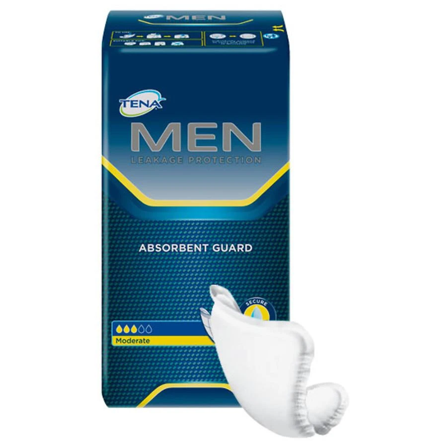 商品Tena|Incontinence Guards For Men, Moderate Moderate,价格¥67,第2张图片详细描述