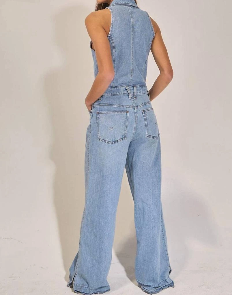 Bucketlist - Collared Wide Leg Jumpsuit 商品