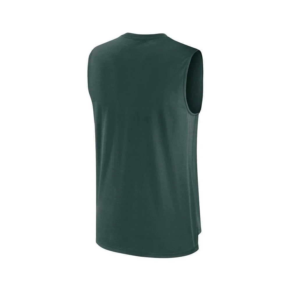 商品NIKE|Men's Green Oakland Athletics Knockout Stack Exceed Performance Muscle Tank Top,价格¥267,第3张图片详细描述