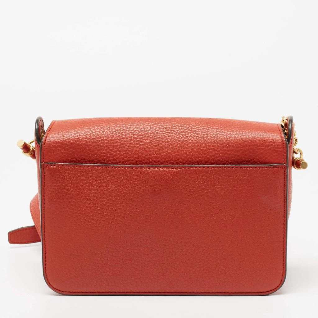 商品[二手商品] Tory Burch|Tory Burch Orange Leather Chelsea Crossbody Bag ,价格¥1204,第4张图片详细描述