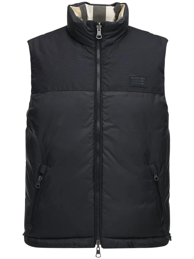 商品Burberry|Romford Check Print Tech Down Vest,价格¥12614,第4张图片详细描述