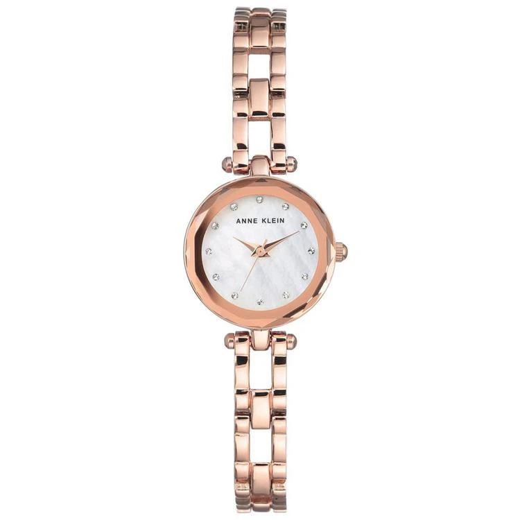 商品Anne Klein|Women's Rose Gold-Tone Bracelet Watch 22.5mm,价格¥361,第1张图片
