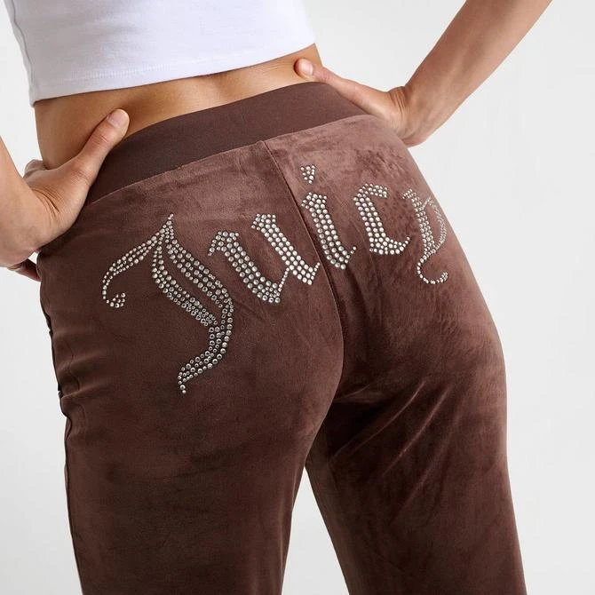 Women's Juicy Couture OG Big Bling Velour Track Pants 商品