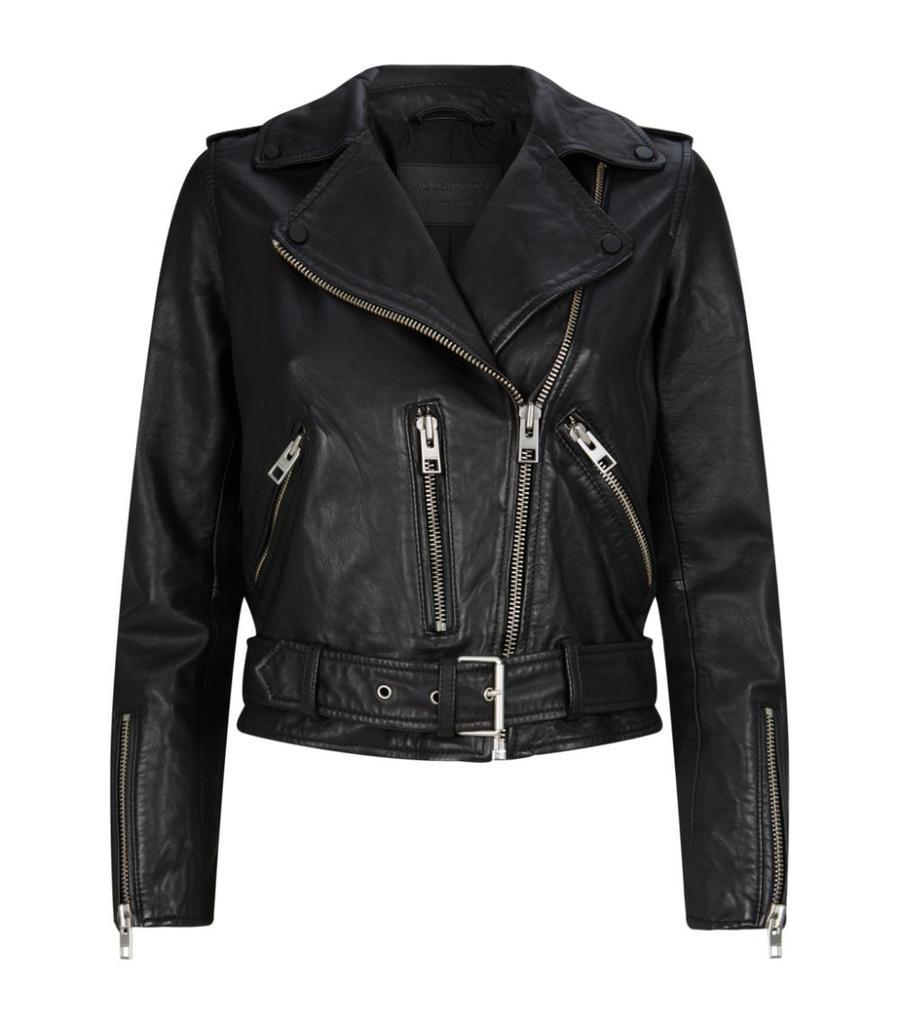 商品ALL SAINTS|Leather Balfern Biker Jacket,价格¥2889,第4张图片详细描述