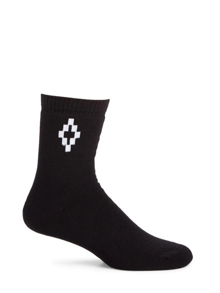 商品Marcelo Burlon|Paco Short Cotton-Blend Socks,价格¥338,第2张图片详细描述