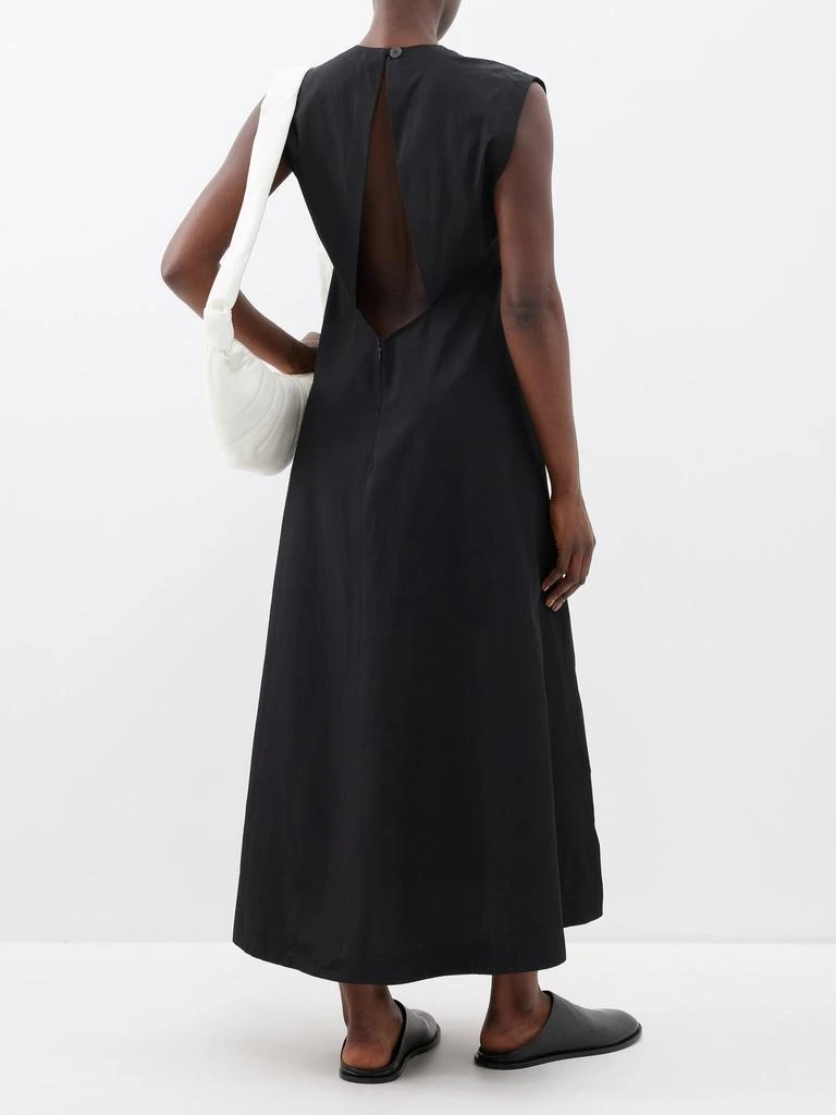 商品Studio Nicholson|Sevan open-back twill sleeveless dress,价格¥5183,第5张图片详细描述