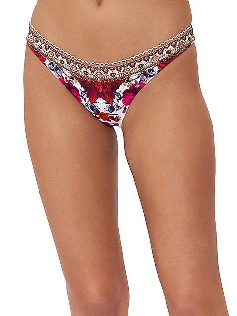 商品Camilla|Floral High-Cut Cheeky Bikini Bottom,价格¥717,第4张图片详细描述