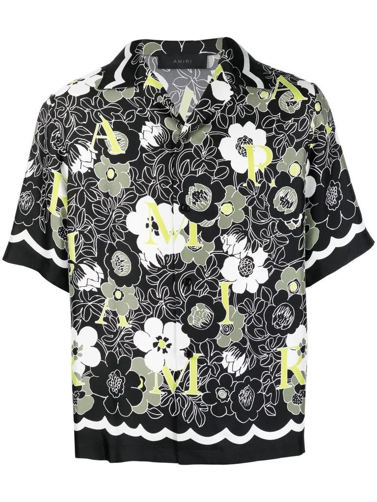 商品AMIRI|AMIRI Flower Amiri Camp Shirt,价格¥5585,第1张图片