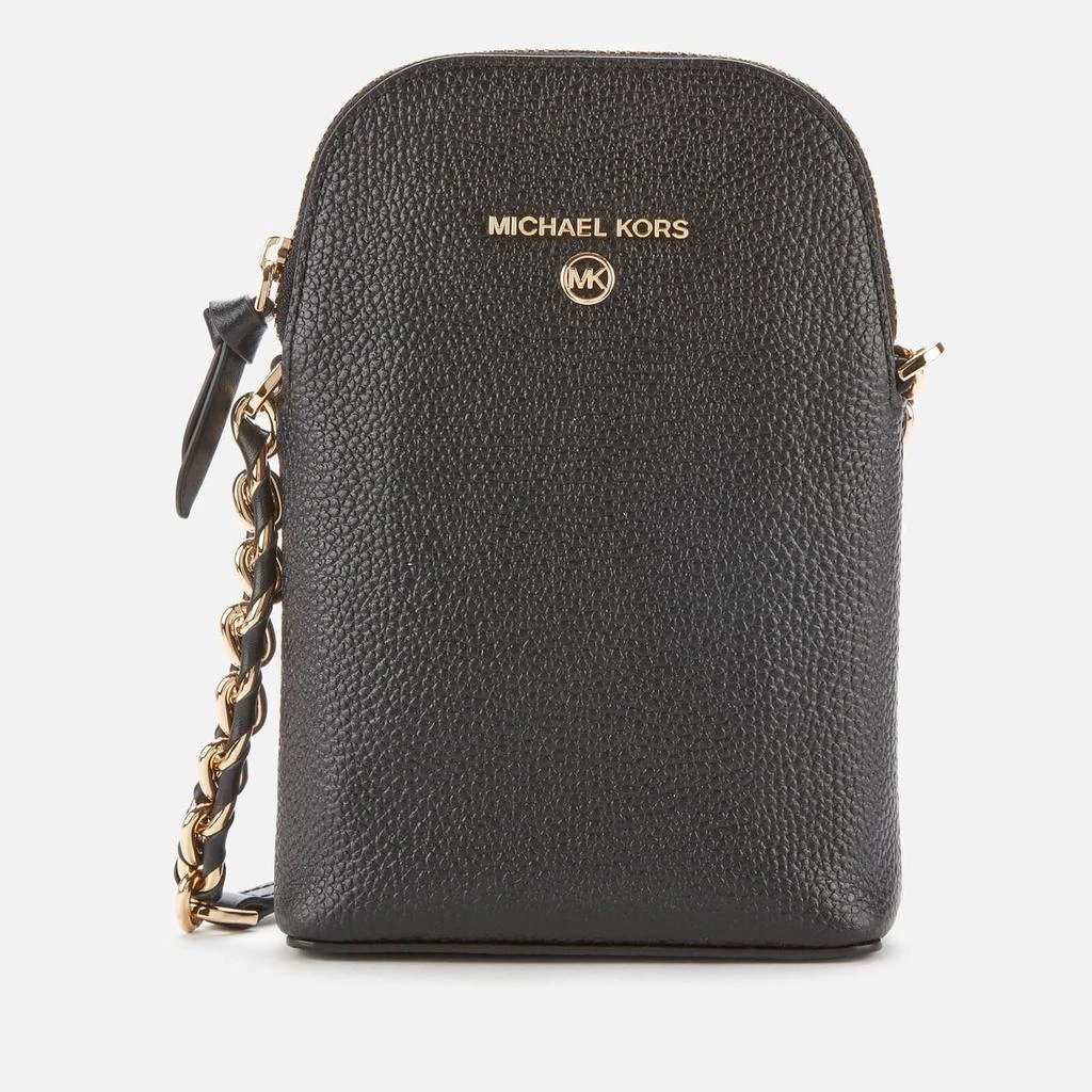 商品Michael Kors|MICHAEL Michael Kors Women's Jet Set Charm Phone Cross Body Bag - Black,价格¥1010,第1张图片