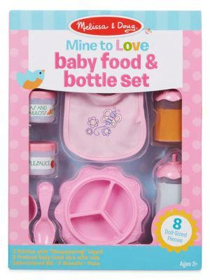 商品Melissa & Doug|8-Piece Time To Eat Feeding Set,价格¥183,第2张图片详细描述