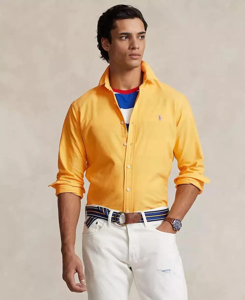 商品Ralph Lauren|Men's The Iconic Cotton Oxford Shirt,价格¥381,第1张图片
