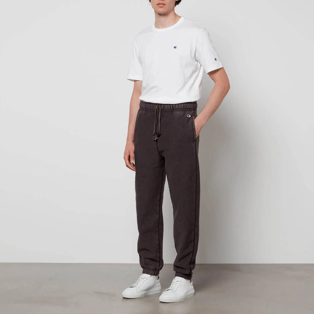 商品CHAMPION|Champion Men's Garment Dyed Elastic Cuff Joggers - Black,价格¥237,第3张图片详细描述