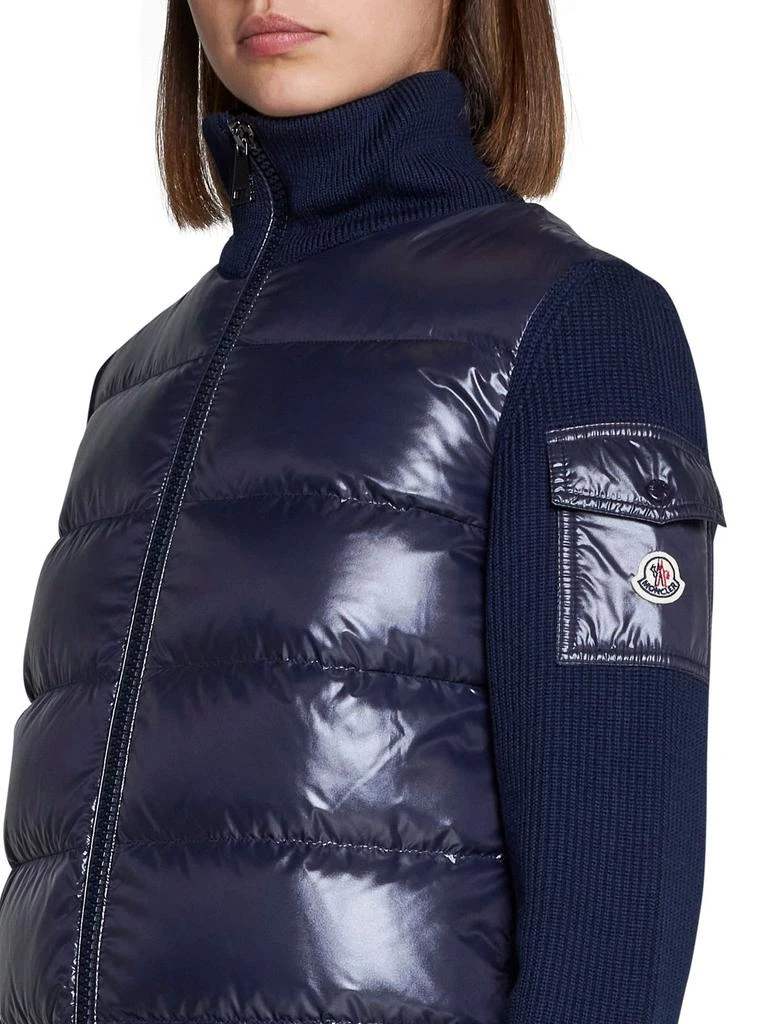 商品Moncler|Moncler Contrasting Padded Knitted Jacket,价格¥6077,第4张图片详细描述