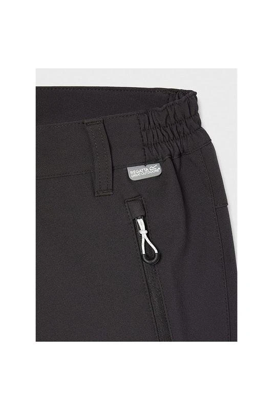 商品Regatta|Mens Adventure Tech Geo II Short Leg Softshell Trousers Ash,价格¥323,第2张图片详细描述