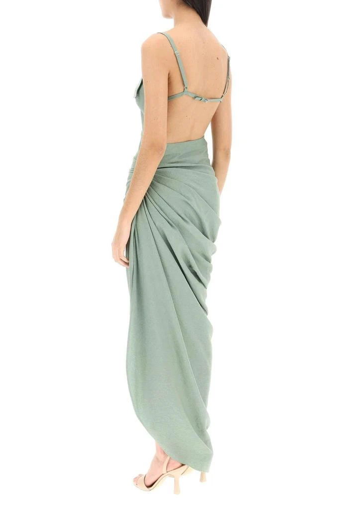 商品Jacquemus|'LA ROBE SAUDADE LONGUE' DRAPED DRESS,价格¥2936,第4张图片详细描述