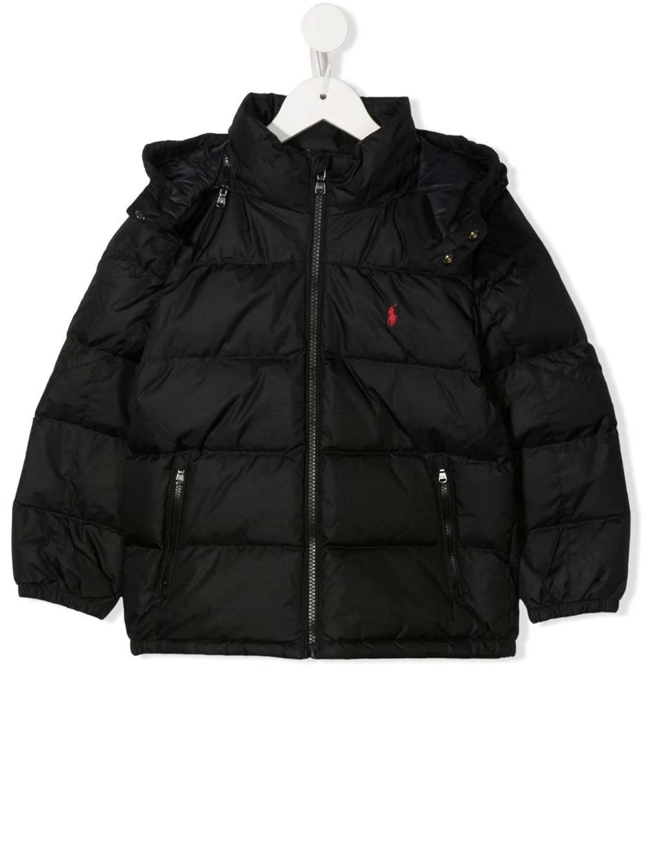 商品【商品预售7天】 Ralph Lauren|Ralph Lauren 男童羽绒服 321880419001 黑色,价格¥876,第1张图片
