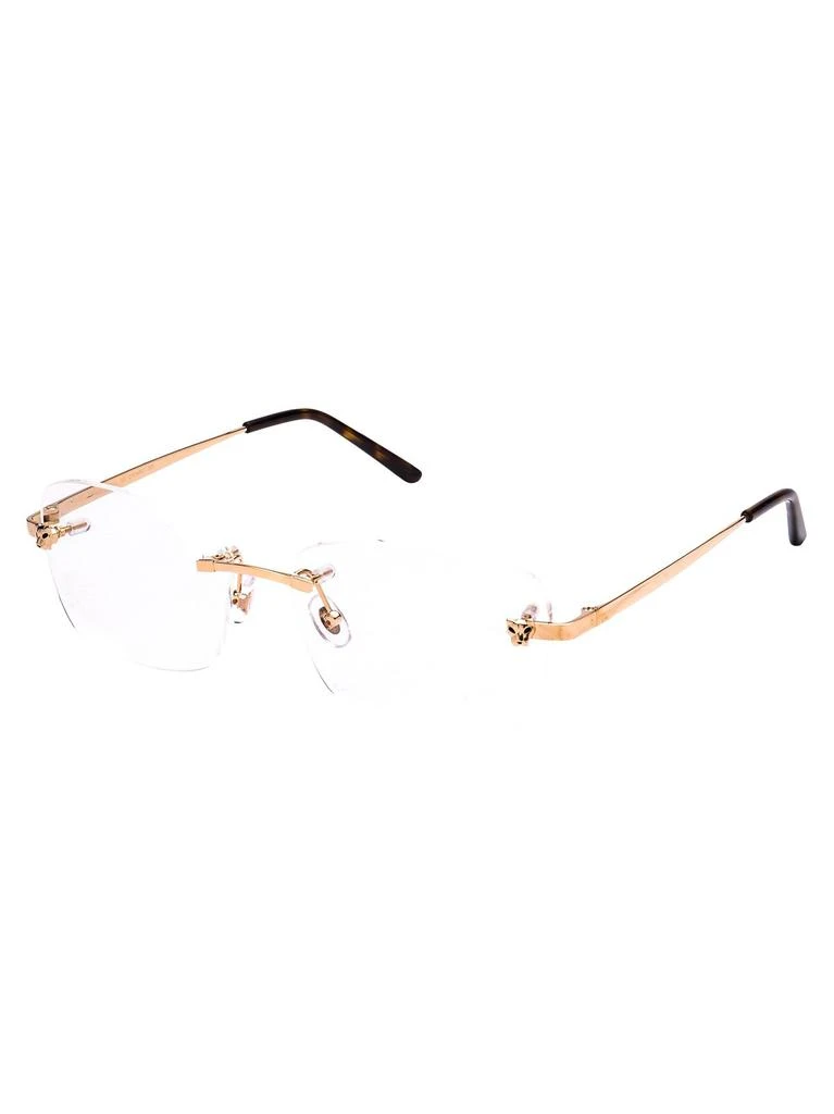 商品Cartier|Cartier Panthere Rectangle Frame Glasses,价格¥5527,第2张图片详细描述